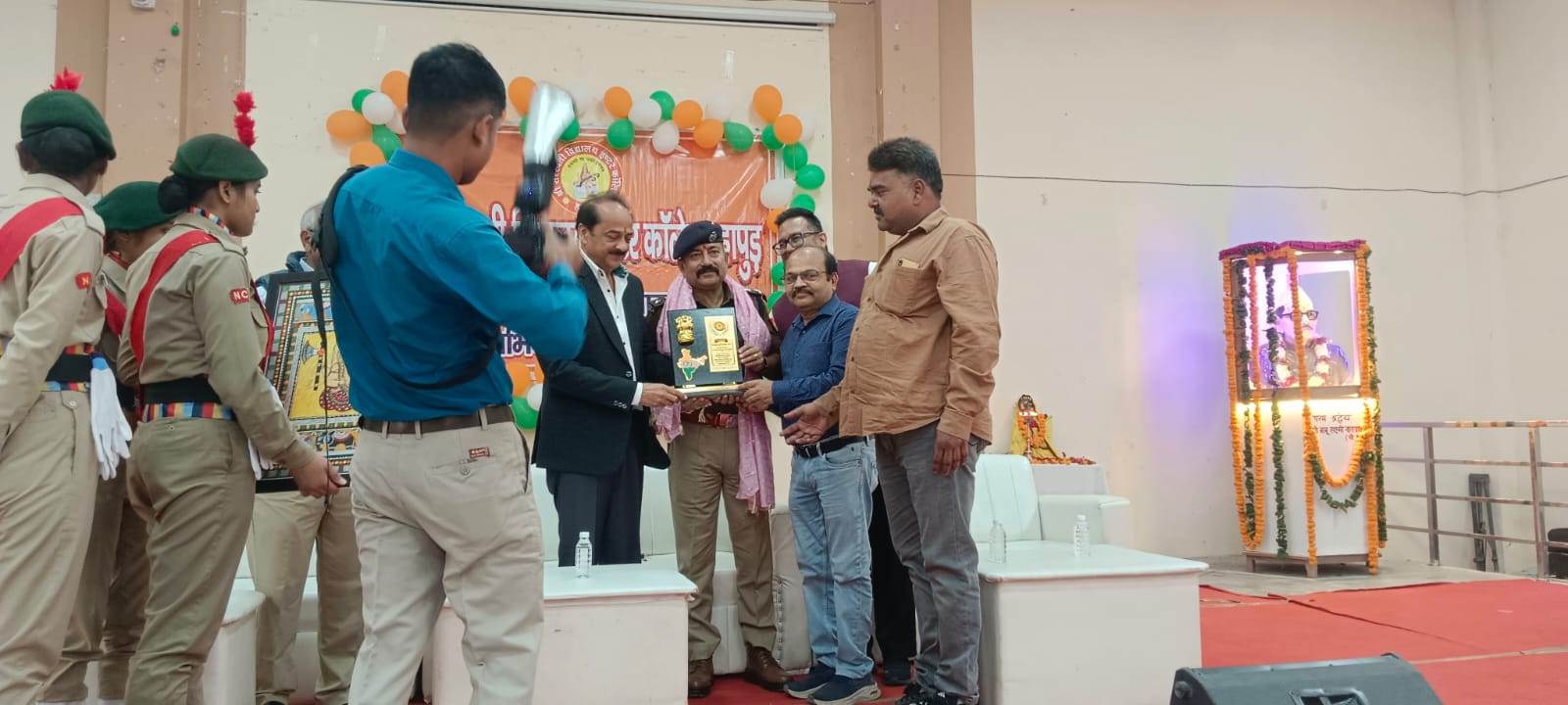 शूटिंग रेंज का उदघाटन